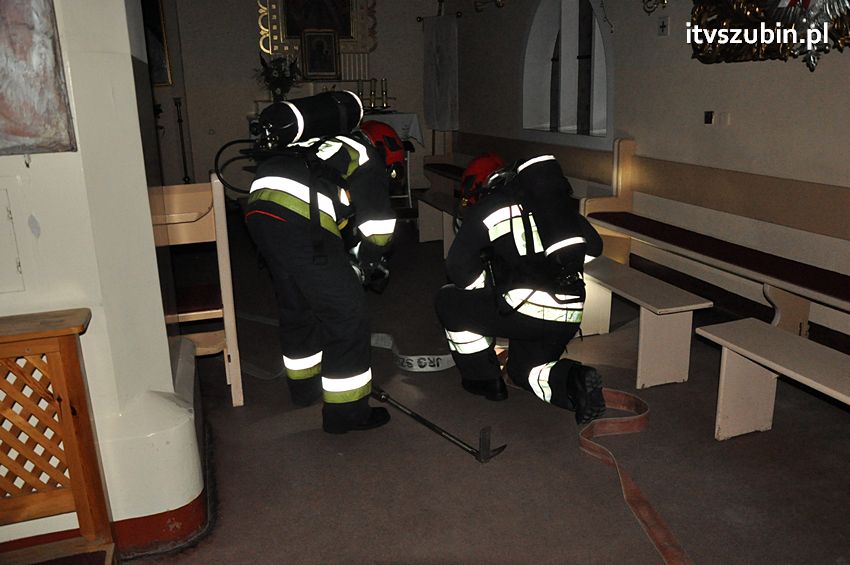 Pożar w kościele św. Andrzeja Boboli w Szubinie