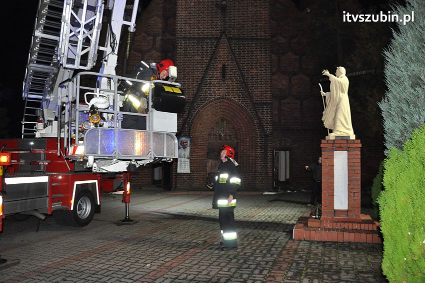 Pożar w kościele św. Andrzeja Boboli w Szubinie