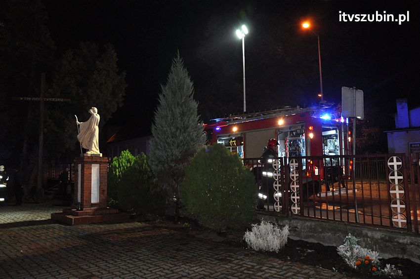 Pożar w kościele św. Andrzeja Boboli w Szubinie