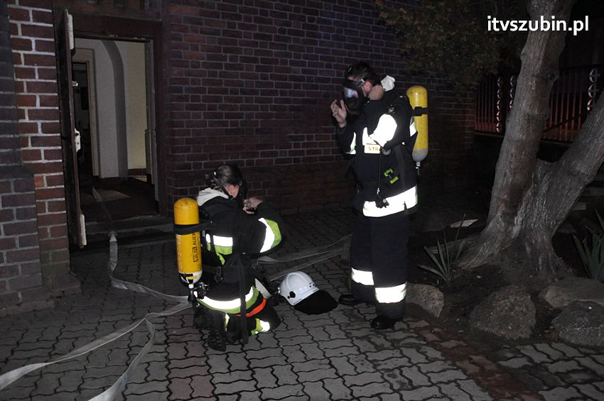 Pożar w kościele św. Andrzeja Boboli w Szubinie
