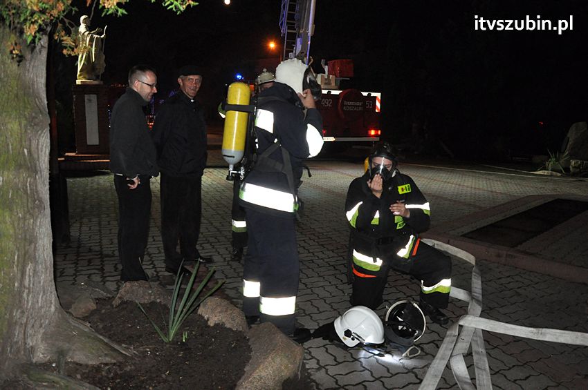 Pożar w kościele św. Andrzeja Boboli w Szubinie