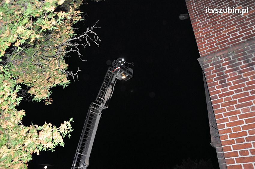 Pożar w kościele św. Andrzeja Boboli w Szubinie