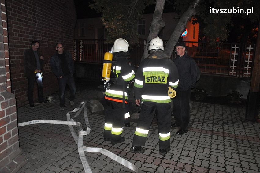 Pożar w kościele św. Andrzeja Boboli w Szubinie
