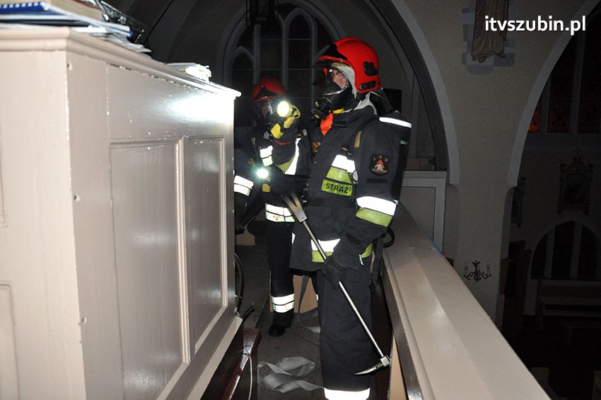 Pożar w kościele św. Andrzeja Boboli w Szubinie