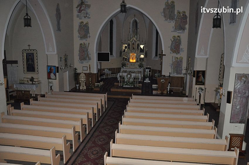 Pożar w kościele św. Andrzeja Boboli w Szubinie