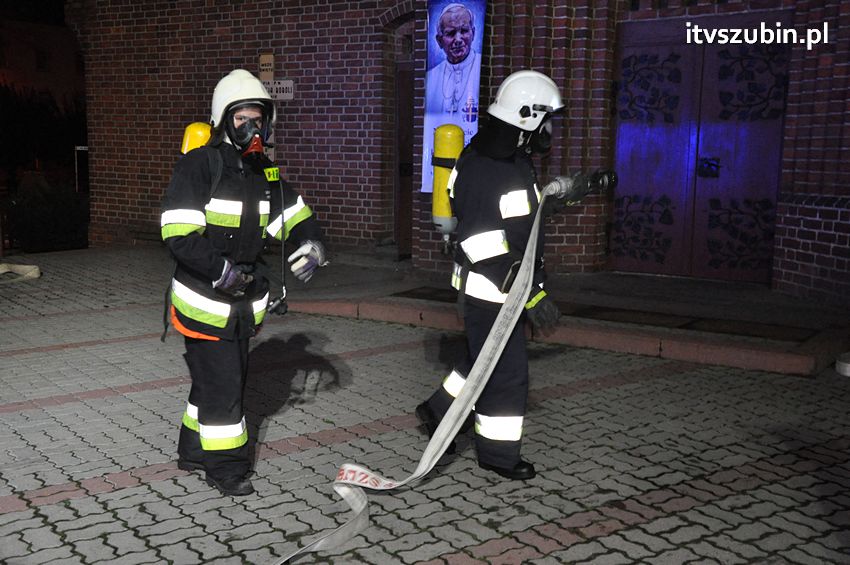Pożar w kościele św. Andrzeja Boboli w Szubinie