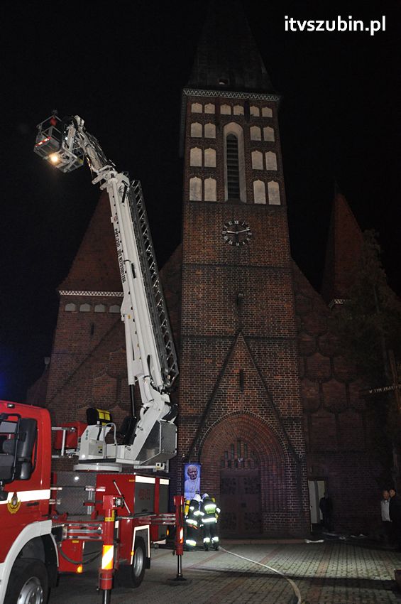 Pożar w kościele św. Andrzeja Boboli w Szubinie