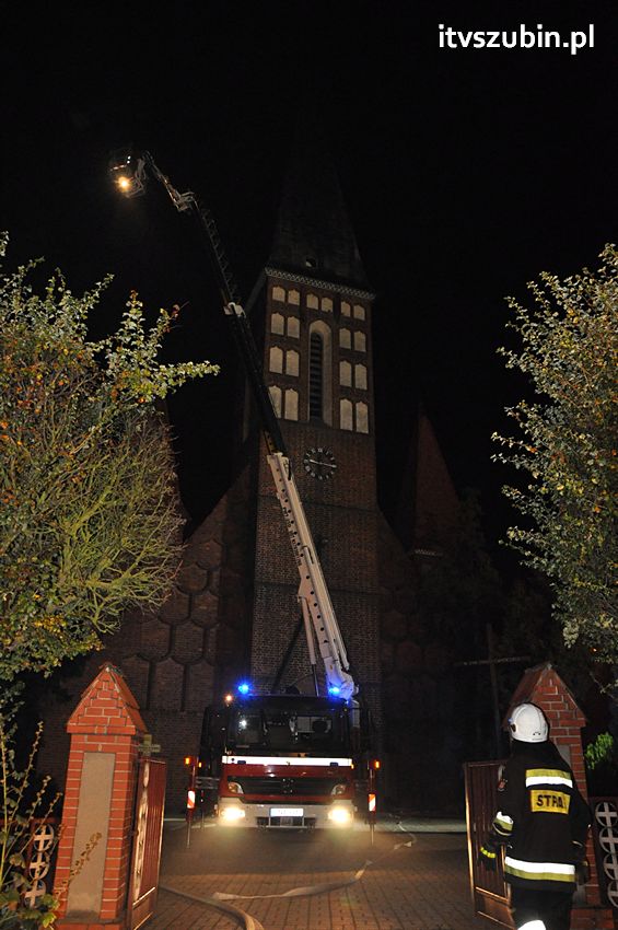 Pożar w kościele św. Andrzeja Boboli w Szubinie
