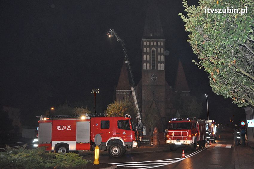 Pożar w kościele św. Andrzeja Boboli w Szubinie