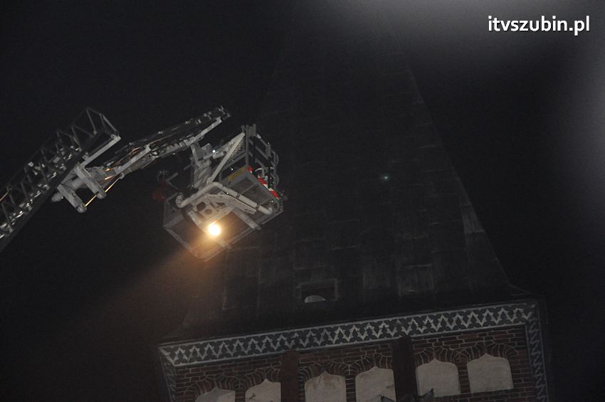 Pożar w kościele św. Andrzeja Boboli w Szubinie