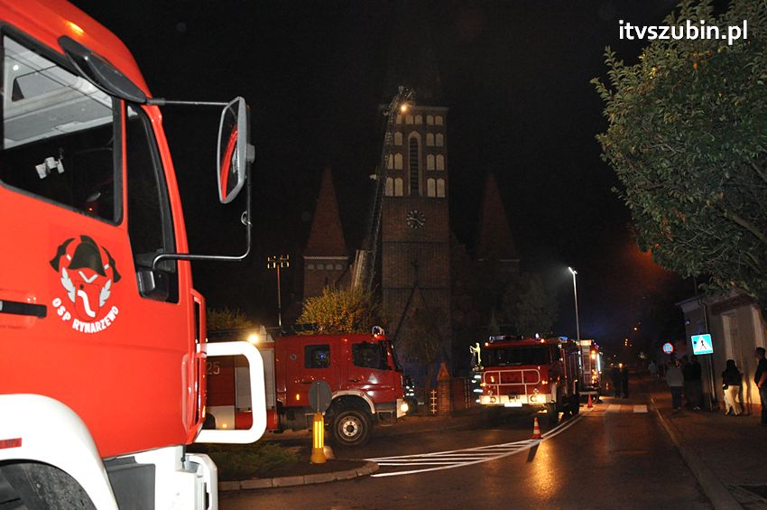 Pożar w kościele św. Andrzeja Boboli w Szubinie