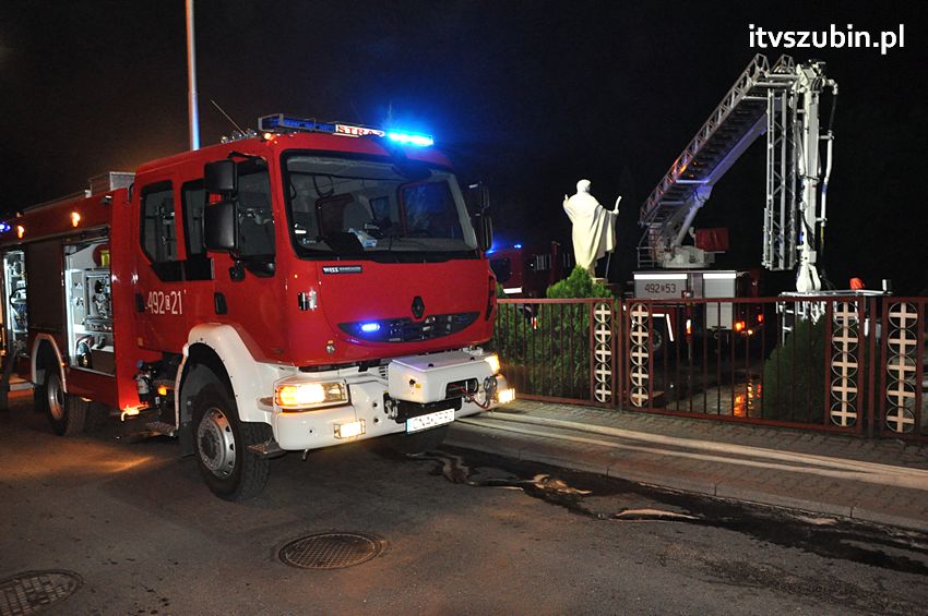 Pożar w kościele św. Andrzeja Boboli w Szubinie