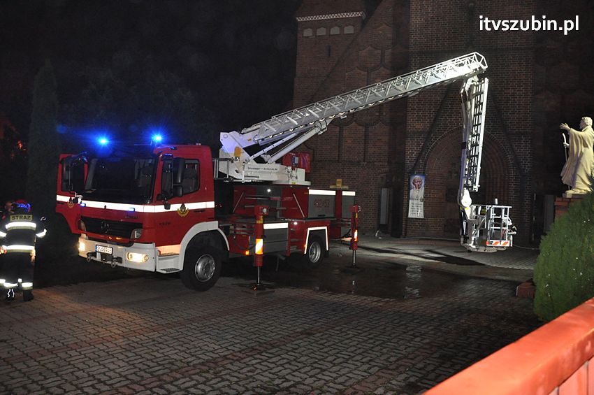 Pożar w kościele św. Andrzeja Boboli w Szubinie