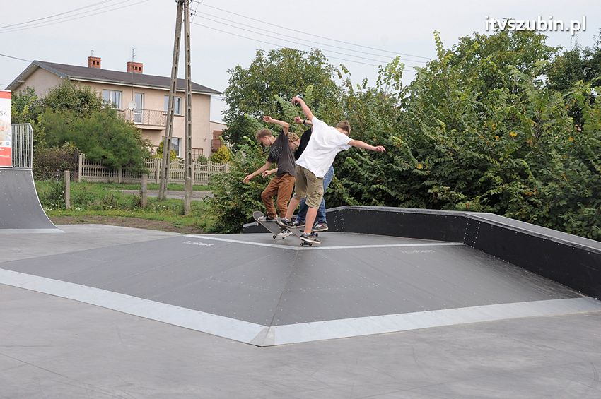 Otwarcie skateparku w Szubinie, łączna wartość inwestycji 229.782,95 zł