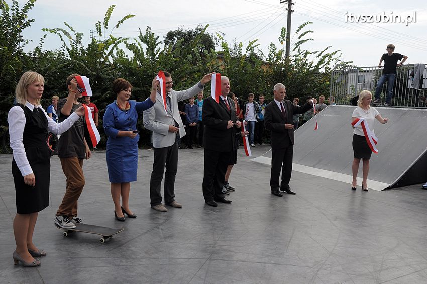 Otwarcie skateparku w Szubinie, łączna wartość inwestycji 229.782,95 zł