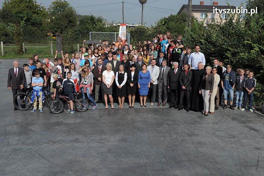 Otwarcie skateparku w Szubinie, łączna wartość inwestycji 229.782,95 zł