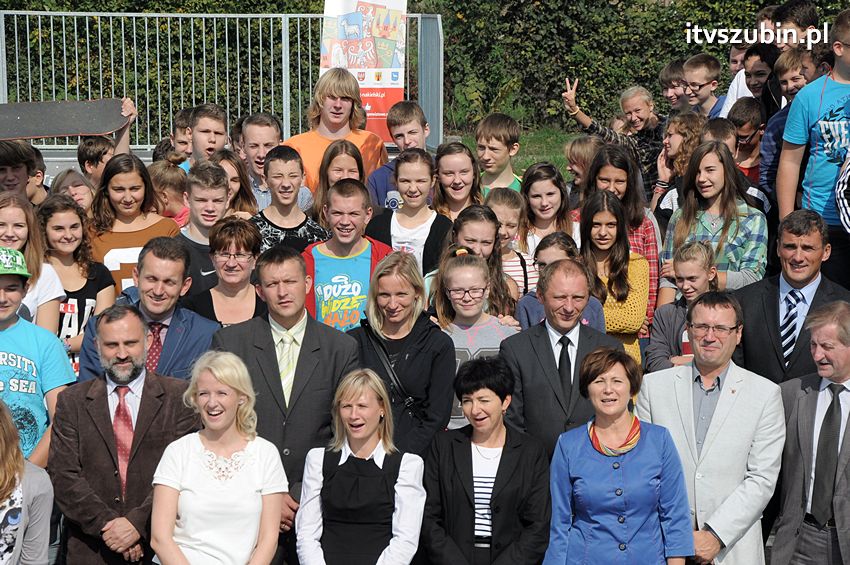 Otwarcie skateparku w Szubinie, łączna wartość inwestycji 229.782,95 zł