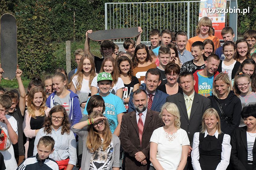 Otwarcie skateparku w Szubinie, łączna wartość inwestycji 229.782,95 zł