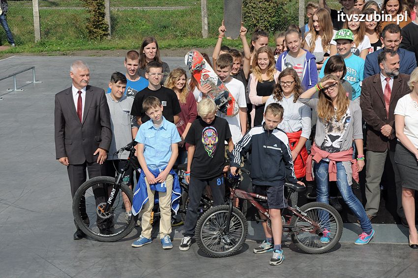 Otwarcie skateparku w Szubinie, łączna wartość inwestycji 229.782,95 zł