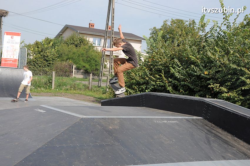 Otwarcie skateparku w Szubinie, łączna wartość inwestycji 229.782,95 zł