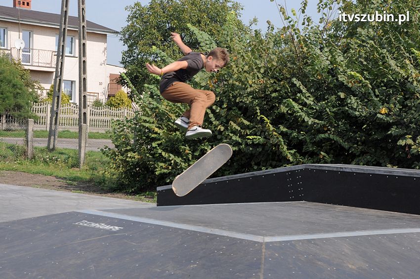 Otwarcie skateparku w Szubinie, łączna wartość inwestycji 229.782,95 zł