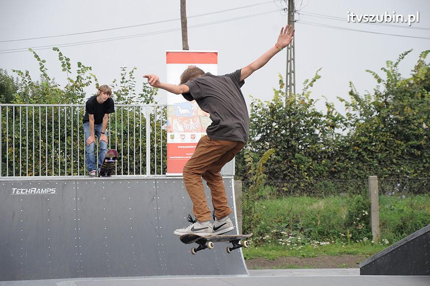 Otwarcie skateparku w Szubinie, łączna wartość inwestycji 229.782,95 zł
