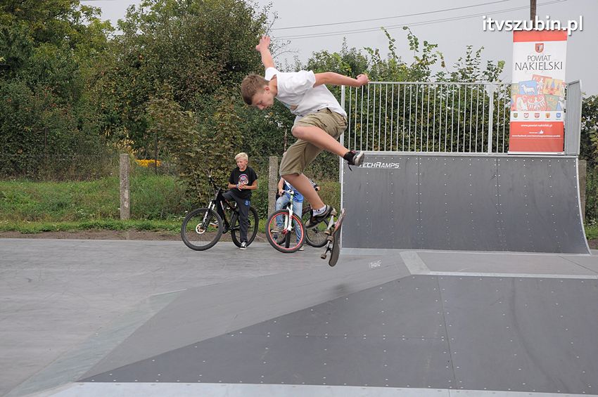 Otwarcie skateparku w Szubinie, łączna wartość inwestycji 229.782,95 zł