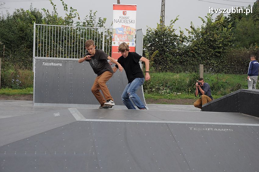 Otwarcie skateparku w Szubinie, łączna wartość inwestycji 229.782,95 zł