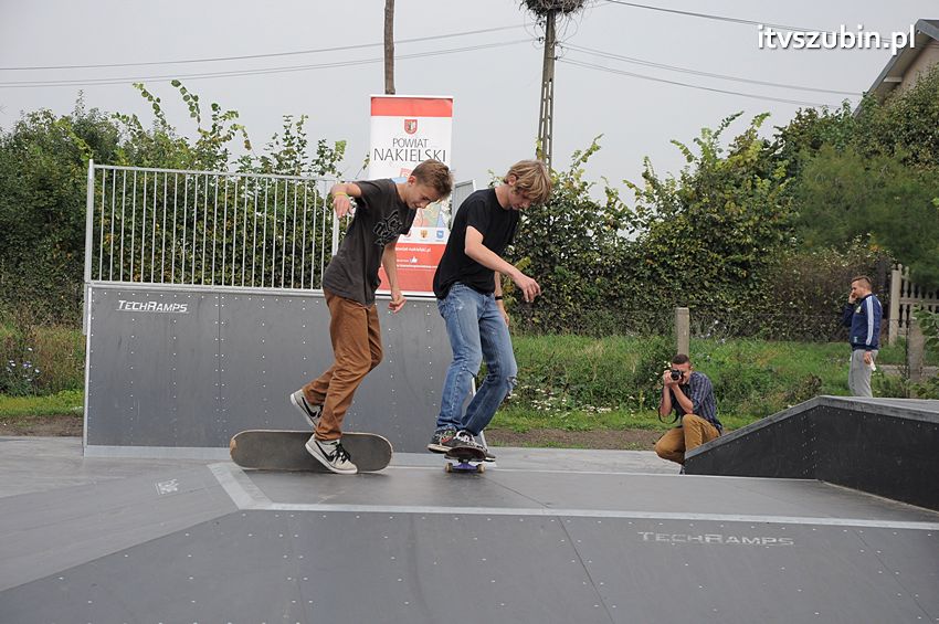 Otwarcie skateparku w Szubinie, łączna wartość inwestycji 229.782,95 zł