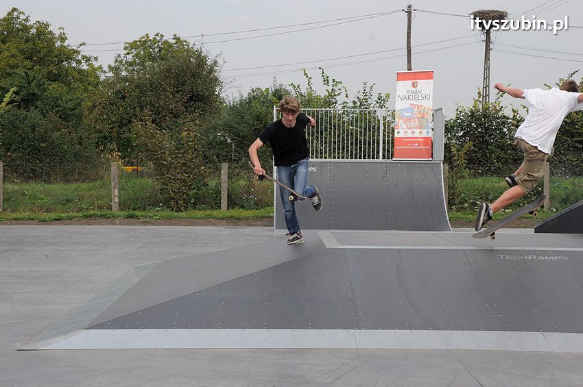 Otwarcie skateparku w Szubinie, łączna wartość inwestycji 229.782,95 zł