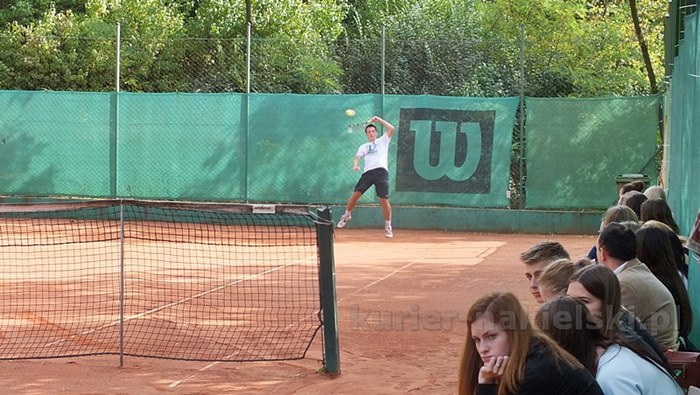 Przemek Zieliński Mistrzem Powiatu w Tenisie Ziemnym Szkół Ponadgimnazjalnych