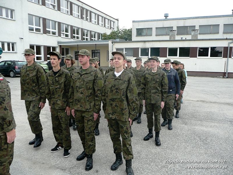 Historyczny dzień uczniów klasy wojskowej I TL