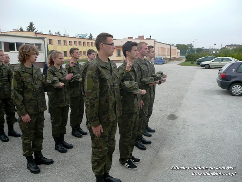 Historyczny dzień uczniów klasy wojskowej I TL