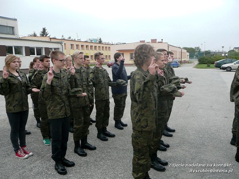 Historyczny dzień uczniów klasy wojskowej I TL
