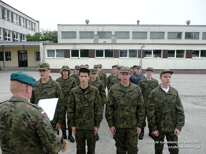 Historyczny dzień uczniów klasy wojskowej I TL