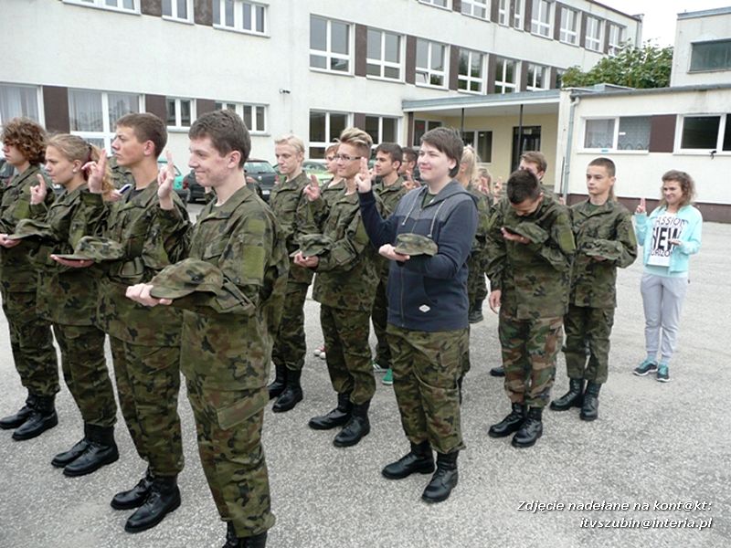 Historyczny dzień uczniów klasy wojskowej I TL