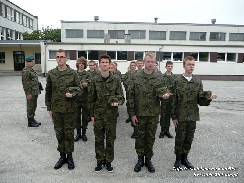 Historyczny dzień uczniów klasy wojskowej I TL