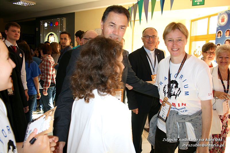 Oratorium z Szubina na spotkaniu z Salezjańskim Księdzem Generałem Angelo Fernandezem