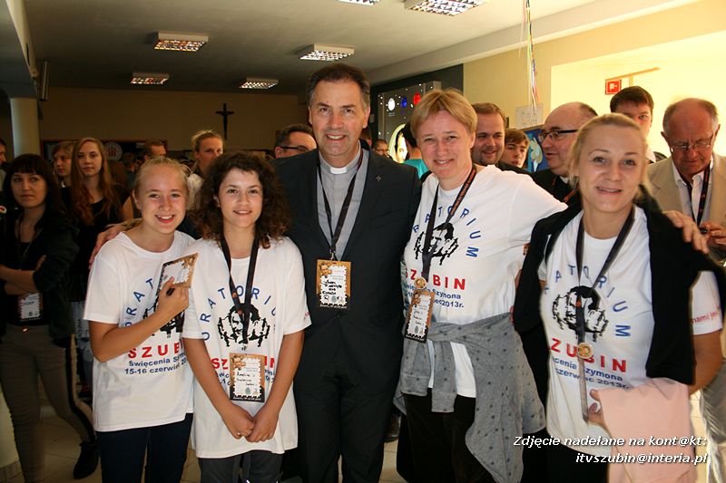 Oratorium z Szubina na spotkaniu z Salezjańskim Księdzem Generałem Angelo Fernandezem