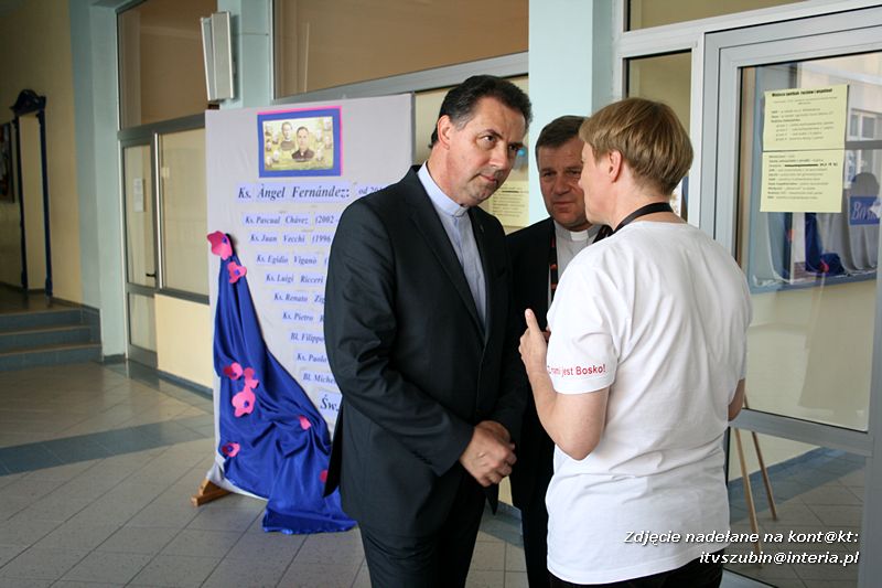 Oratorium z Szubina na spotkaniu z Salezjańskim Księdzem Generałem Angelo Fernandezem