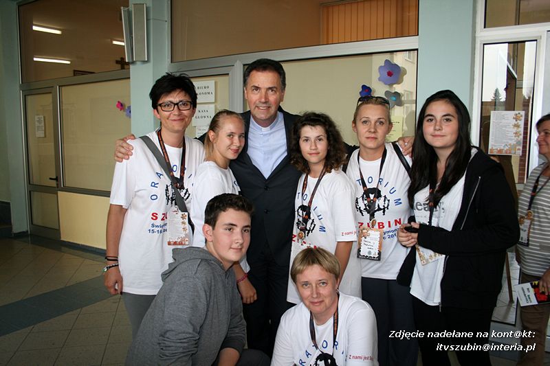 Oratorium z Szubina na spotkaniu z Salezjańskim Księdzem Generałem Angelo Fernandezem