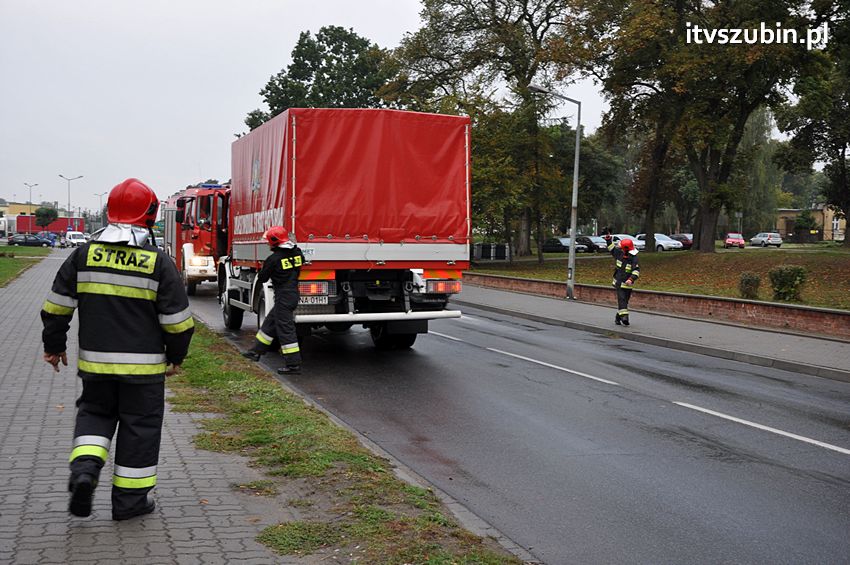 Pracowity poranek strażaków