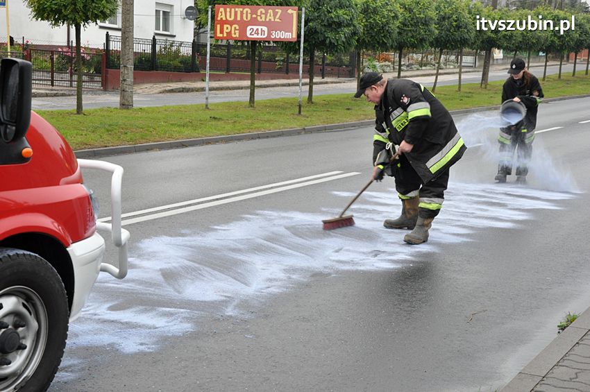 Pracowity poranek strażaków