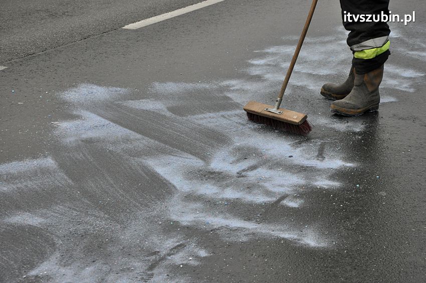 Pracowity poranek strażaków