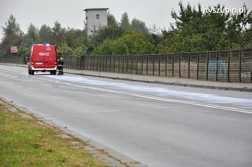 Pracowity poranek strażaków