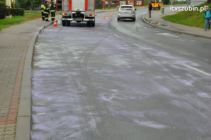 Pracowity poranek strażaków