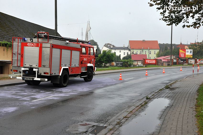 Pracowity poranek strażaków