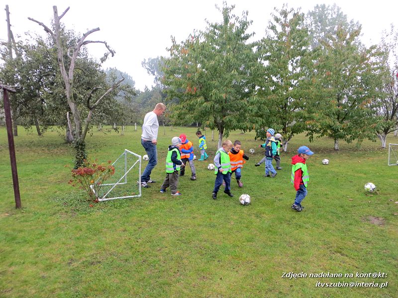 ?Żabki? i ?Zuchy? z szubińskiego Słoneczka na wycieczce w sadzie