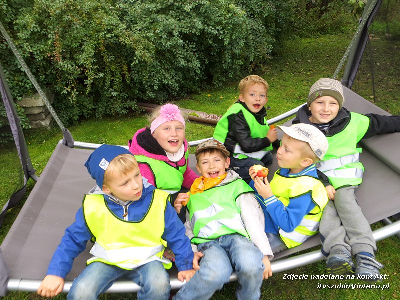 ?Żabki? i ?Zuchy? z szubińskiego Słoneczka na wycieczce w sadzie