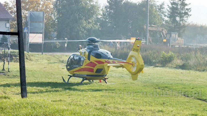 Pożar mieszkania przy ul. Długiej w Nakle nad Notecią. Dwie osoby poszkodowane
